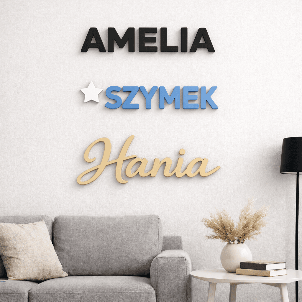 Literki pod zamówienie